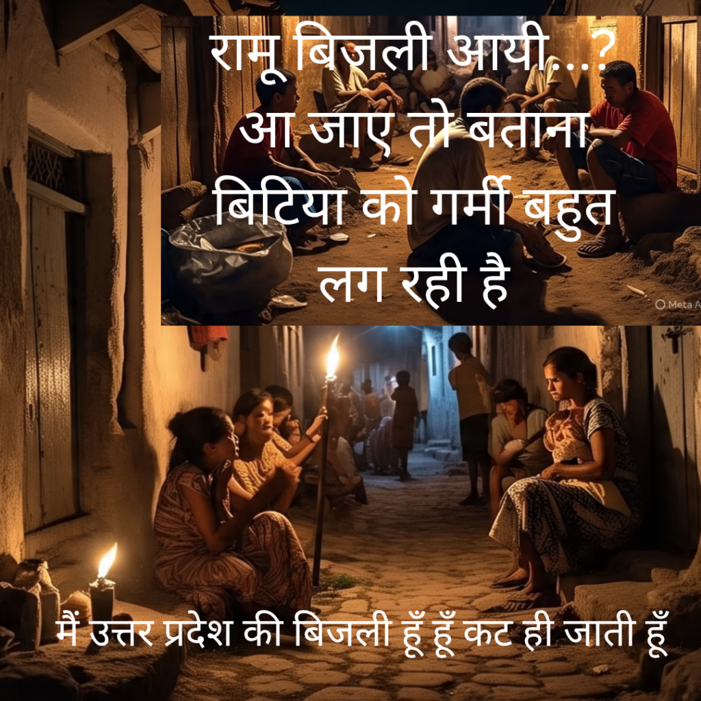 मैं उत्तर प्रदेश की बिजली हूं कटती ही रहती हूं
